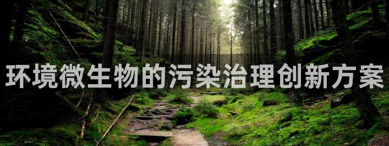 凯发k8官网备用网址|环境微生物的污染治理创新方案
