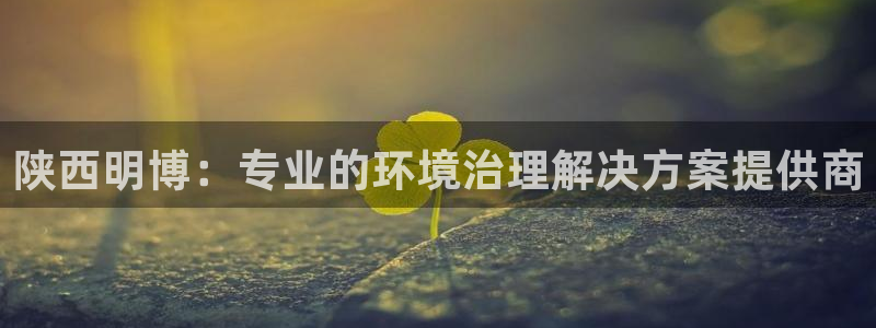 凯发网娱乐官网登录|陕西明博：专业的环境治理解决方案提供商