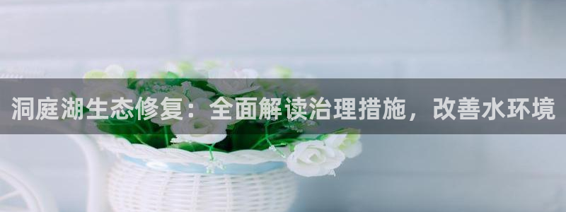 凯发官网首页|洞庭湖生态修复：全面解读治理措施，改善水环境