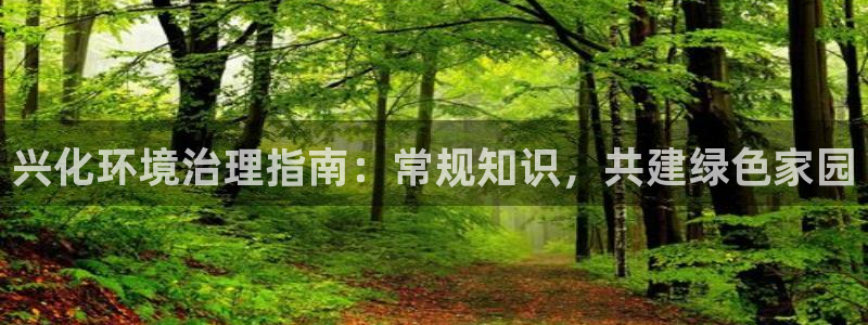 凯发k8国际唯一|兴化环境治理指南：常规知识，共建绿色家园