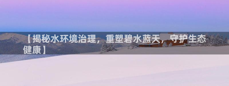 凯发网娱乐官网登录|【揭秘水环境治理，重塑碧水蓝天，守护生态
健康】